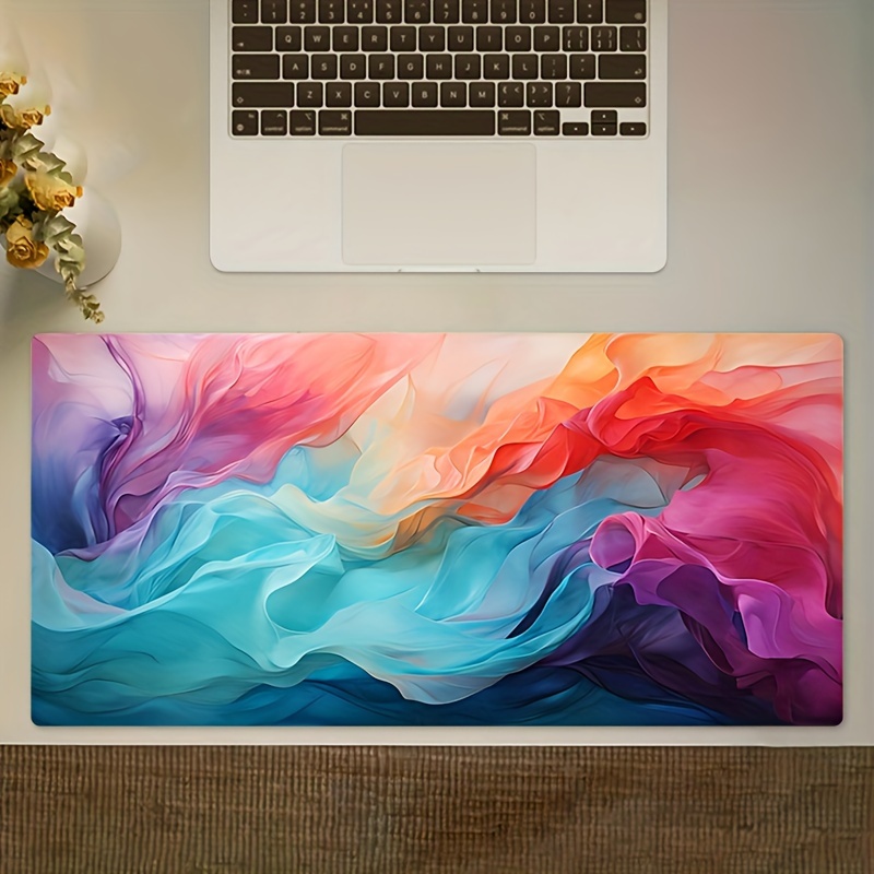 Office Desk Tech Accessories - Grote abstracte kleurige muismat Tech muismatten