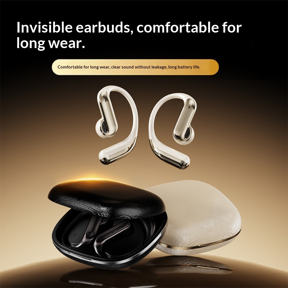 Office Tech Design - Nieuwe draadloze Bluetooth-oordopjes met een niet-in-het-oor-over-the-ear