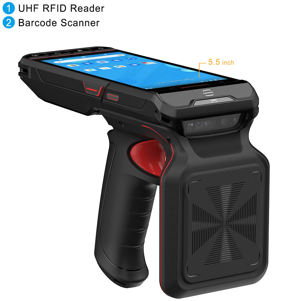 5,5-inch Android PDA UHF RFID- - Barcode Scanner 2D recensie en prijs