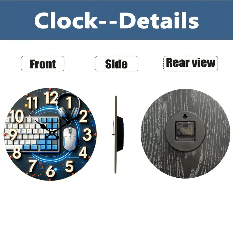 2D plat, 1 stuk, houten wandkl - Office Tech Room recensie en prijs