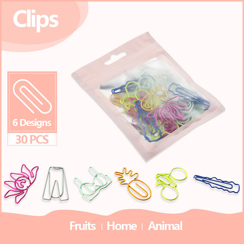 30PCS Kawaii Paperclips Bladwi - Office Desk Tech Accessories recensie en prijs