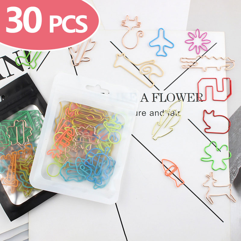 30PCS Kawaii Paperclips Bladwi - Office Desk Tech Accessories recensie en prijs