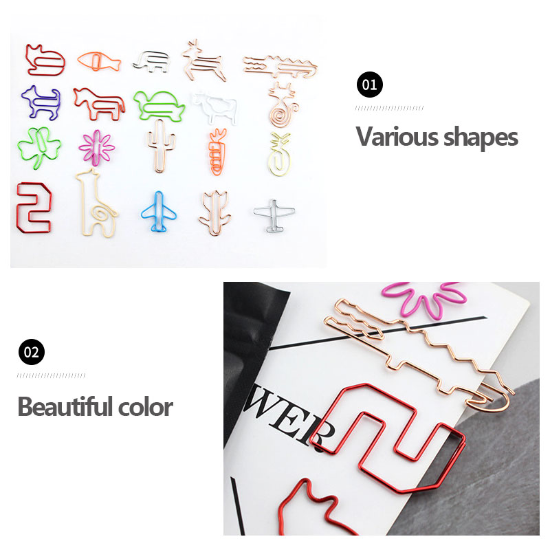 30PCS Kawaii Paperclips Bladwi - Office Desk Tech Accessories recensie en prijs