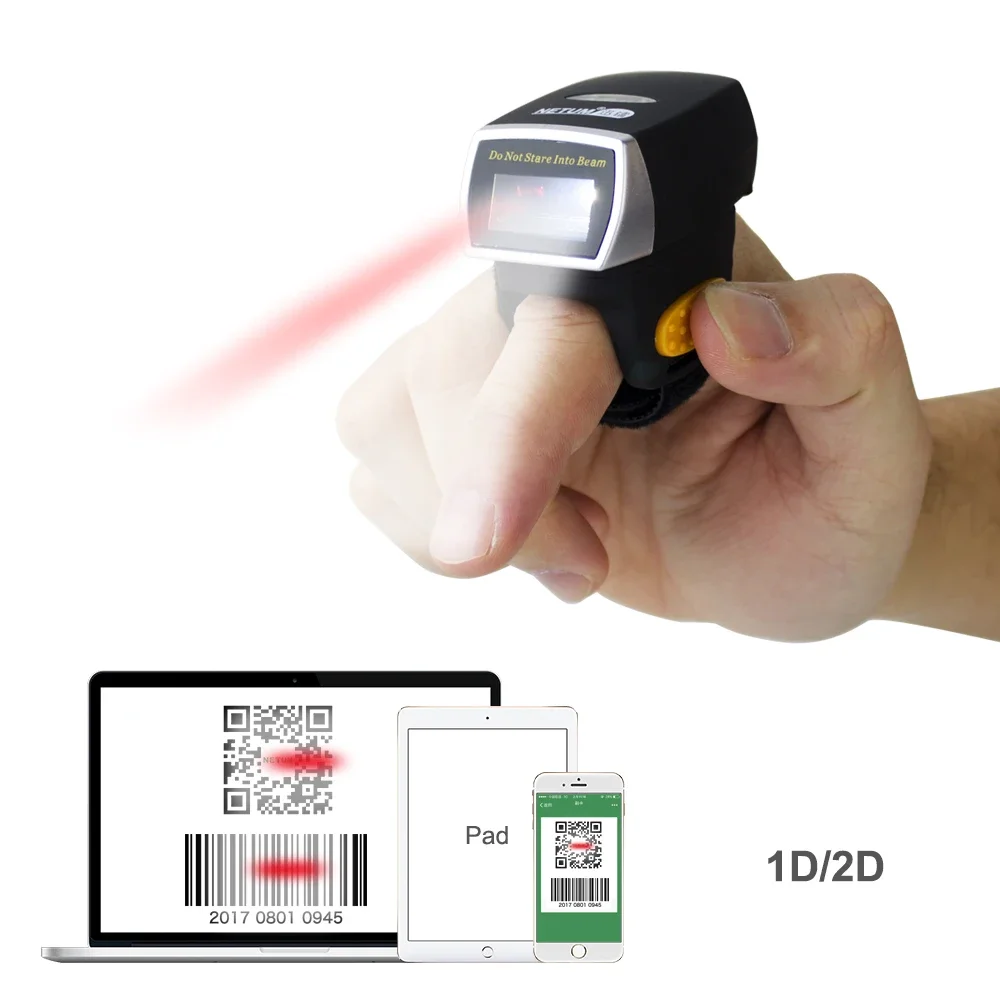 Nieuwe Netum Mini Vinger Ring  - Barcode Scanner 2D recensie en prijs