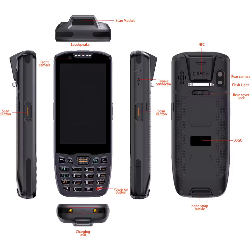 4 inch mobiele PDA 1D 2D barco - Barcode Scanner 2D recensie en prijs